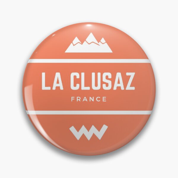 Item preview, La Clusaz France French Alps Mountain Snowboard Ski Resort Vintage Logo designed and sold by Vintage-TM.