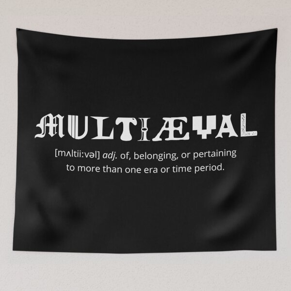 Item preview, Multiaeval (with definition) designed and sold by TimespunThreads.