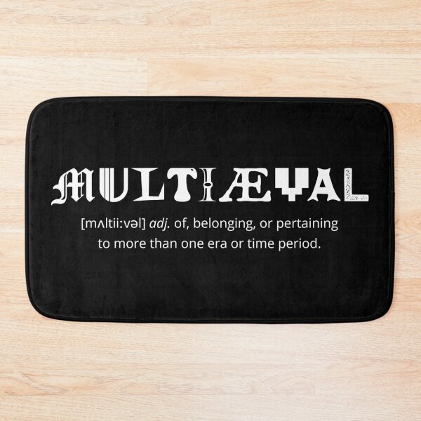 Item preview, Multiaeval (with definition) designed and sold by TimespunThreads.