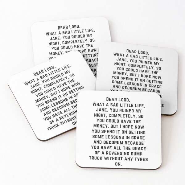 Item preview, Dear Lord,  what a sad little life, Jane.  designed and sold by The Unkown Store.