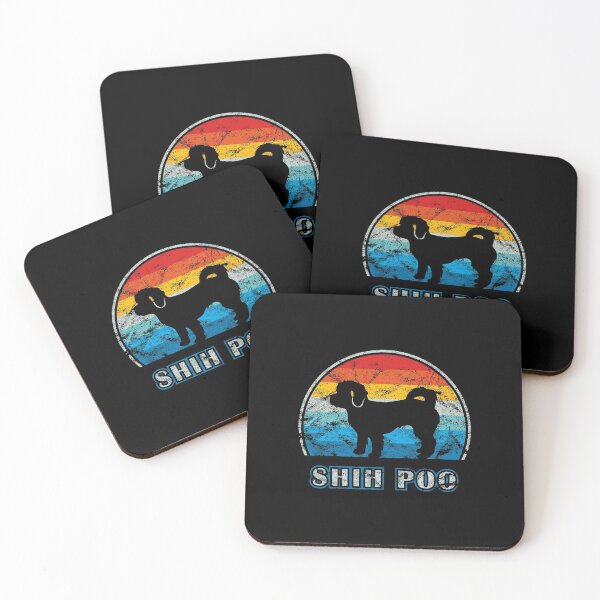 Item preview, Shih Poo Vintage Design Dog designed and sold by lawkeira11.