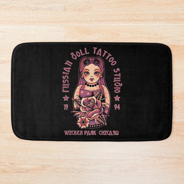 Item preview, Russian Doll Tattoo Studio Design, Wicker Park Chicago designed and sold by Proverbial Wisdom Design.