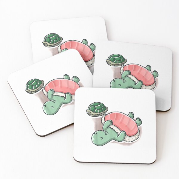 Item preview, Sleeping Turtle Sushi Eater Tortoise Sushi Rolls  designed and sold by Carlson19.