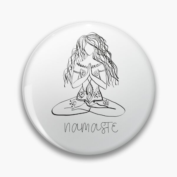Item preview, Namaste Yoga Grateful Girl Spiritual designed and sold by manifesta.