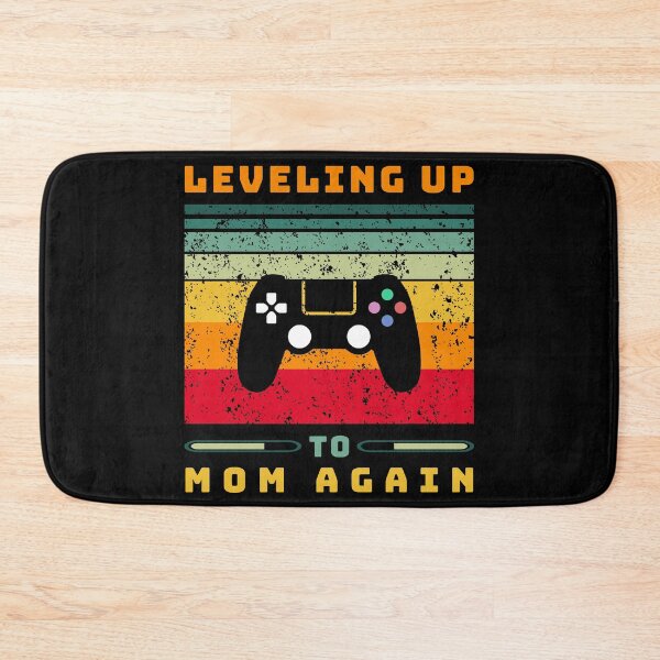 Item preview, Leveling Up To Mom Again - Funny Retro Vintage Mom Dad Gaming Quote , Pregnancy Announcement , Gaming Controller Design Gift Idea designed and sold by hattem.