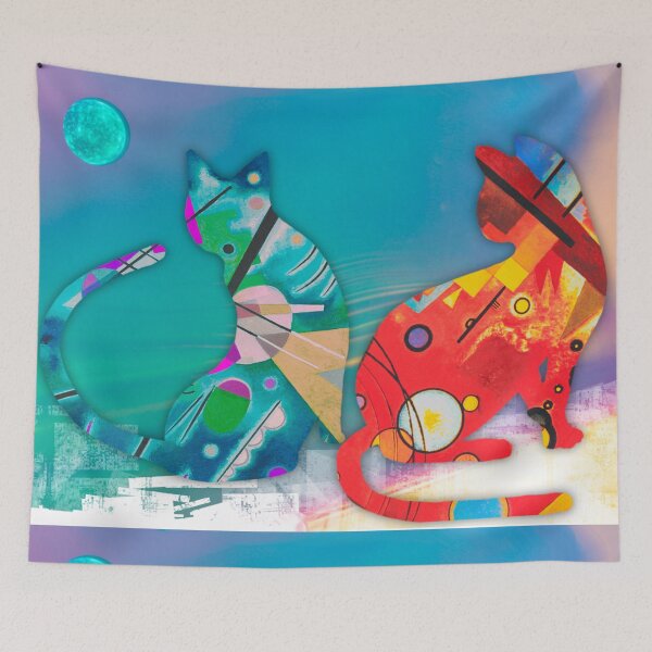 Item preview, Cats and colors designed and sold by Elmanji.