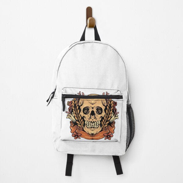 Item preview, Horror Skull With Floral Banner Shirt designed and sold by YSNbr.
