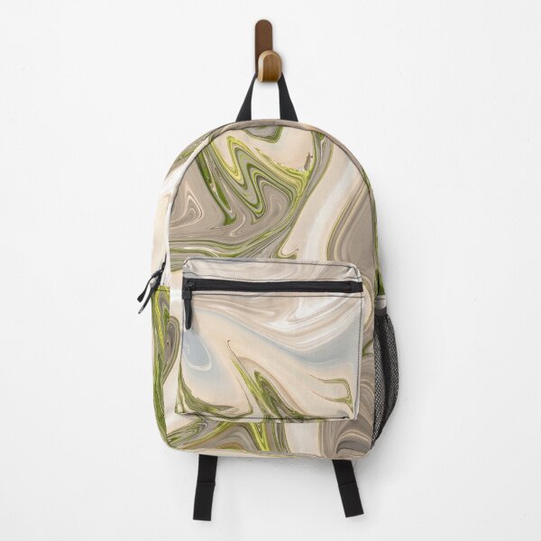 Item preview, Green swirl abstract pattern designed and sold by TheFlairPalette.