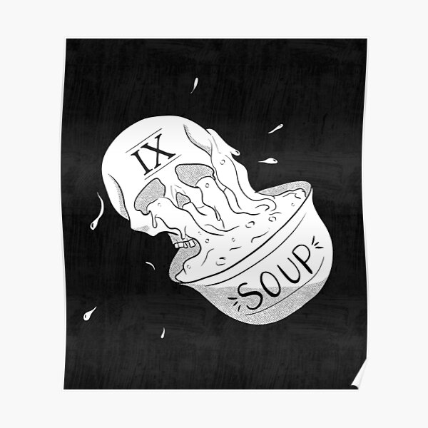 "Bone Soup " Poster by HuntressStudios Redbubble