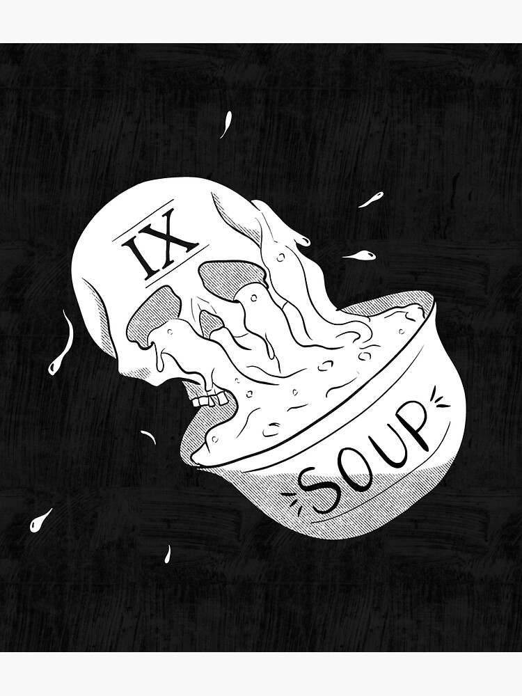 "Bone Soup " Sticker by HuntressStudios Redbubble