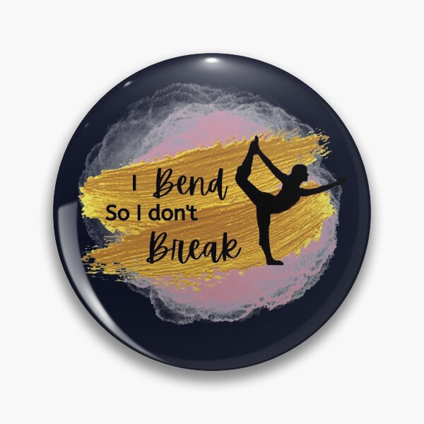 Item preview, I bend so I don't break Yoga T-shirt designed and sold by SB-Tees.