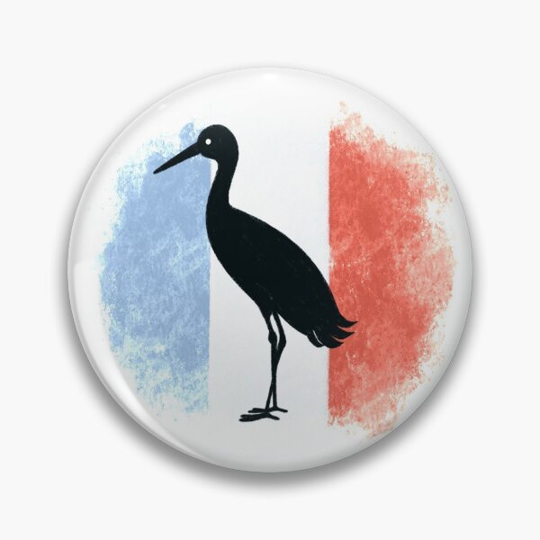 Item preview, Alsace stork French flag designed and sold by Agnes de Bezenac.