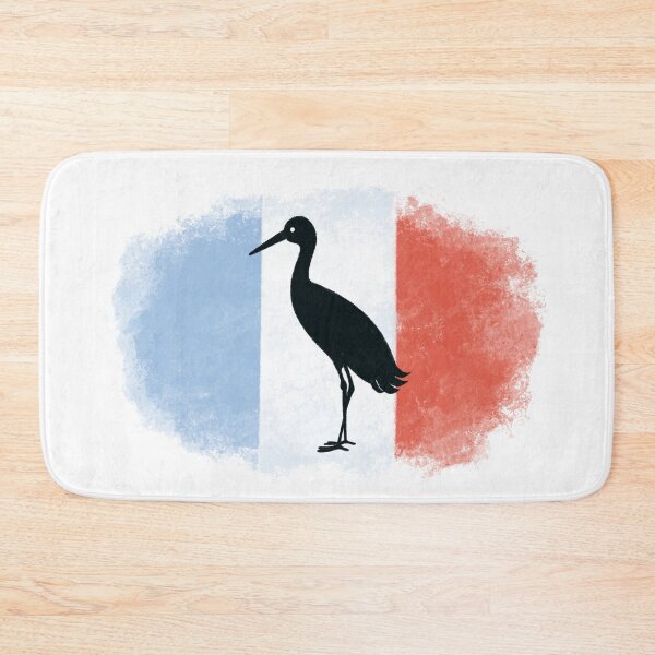 Item preview, Alsace stork French flag designed and sold by Agnes de Bezenac.