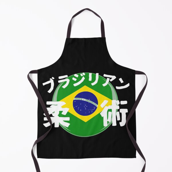 Item preview, Brazilian Jiu Jitsu BJJ, Brazilian Flag with JiuJitsu in Japanese writing 柔術 designed and sold by Click-Like.