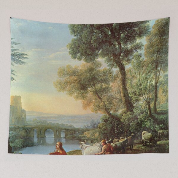 Item preview, Landscape with Apollo and Merkur - Claude Lorrain designed and sold by Vintage Designs +.
