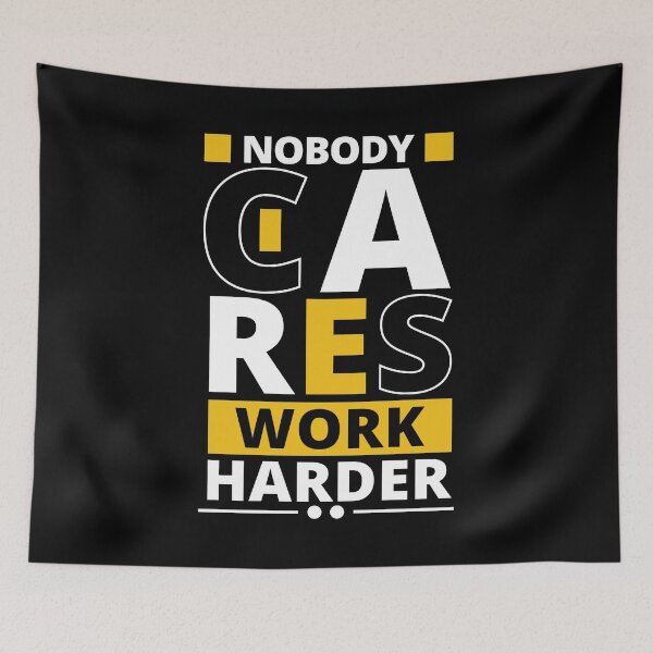Item preview, Nobody cares work designed and sold by valuestees.