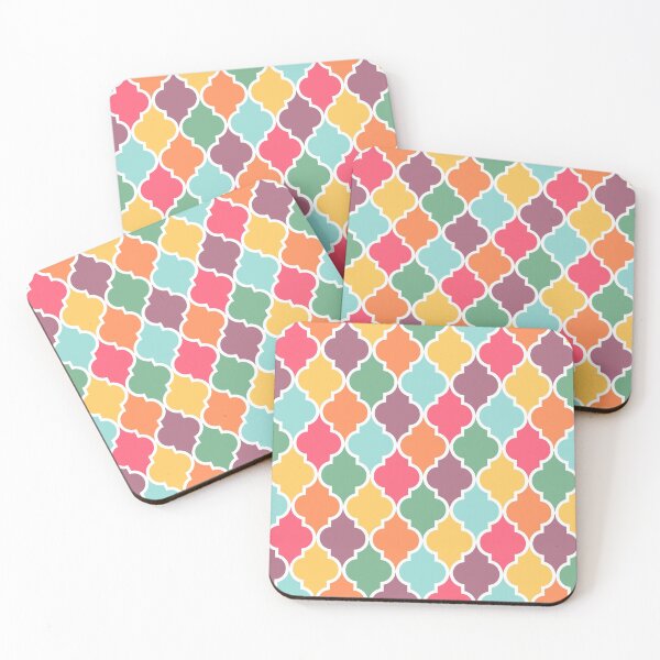 Item preview, Colorful quatrefoil pattern designed and sold by BattaAnastasia.