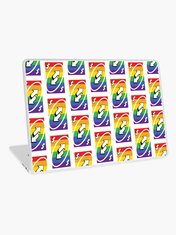 Uno Rainbow Reverse Card Laptop Skin for Sale by MrPollux