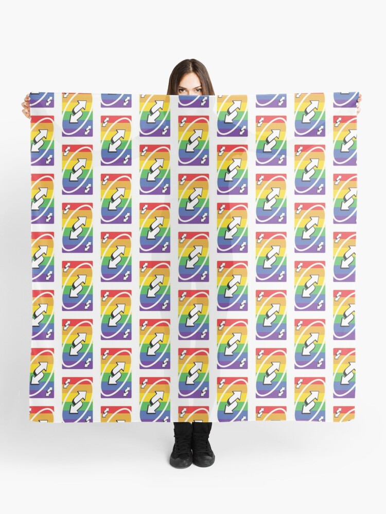 Rainbow Uno Reverse Card  Mini Skirt by Yuu667