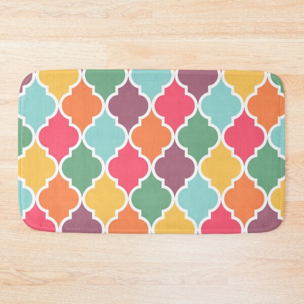 Item preview, Colorful quatrefoil pattern designed and sold by BattaAnastasia.