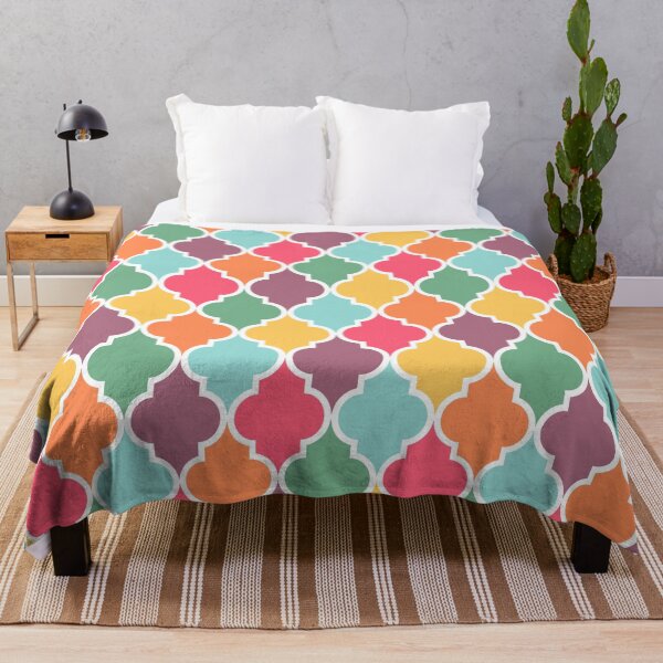 Item preview, Colorful quatrefoil pattern designed and sold by BattaAnastasia.