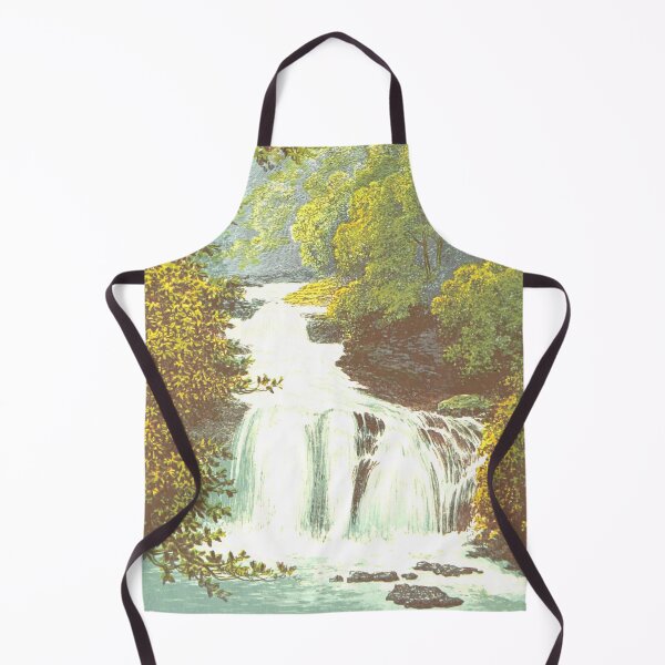 Item preview, Vintage Illustration of Corra Linn, Falls of Clyde, Scotland designed and sold by yourscotland.