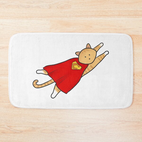 Item preview, Cute Super Cat - Flying Cat Wearing Cape  designed and sold by syfufi.