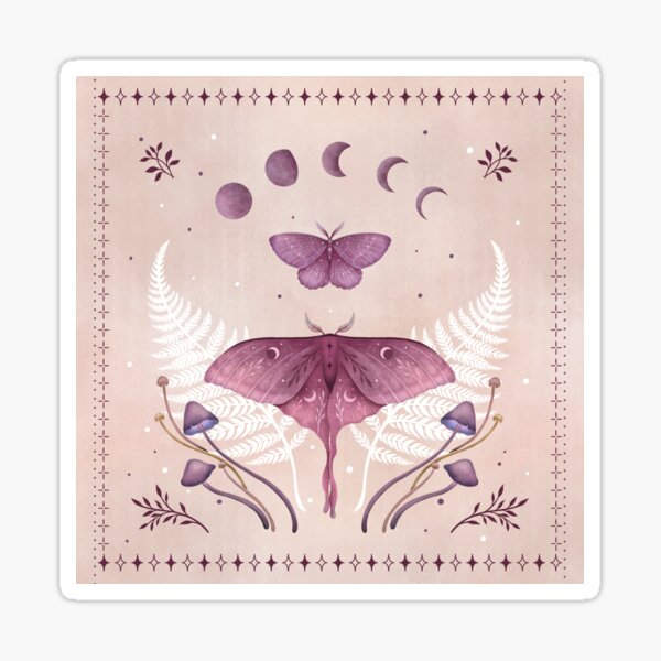 Artikel-Vorschau von Luna und Smaragd - Vintage Pink, designt und verkauft von episodicDrawing.