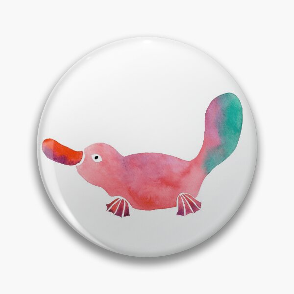 Item preview, Swimming Watercolor Colorful Platypus | Be unique designed and sold by CarolFreire.