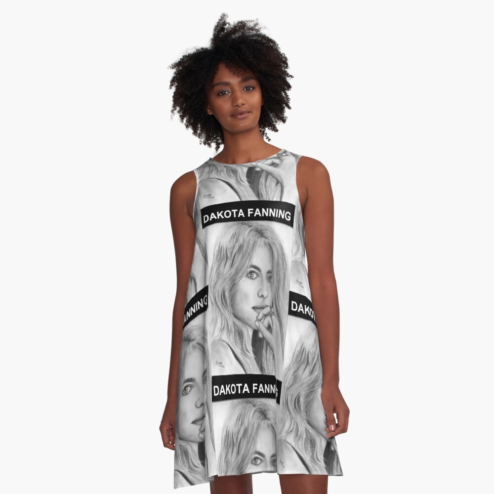 DAKOTA FANNING A-Line Dress