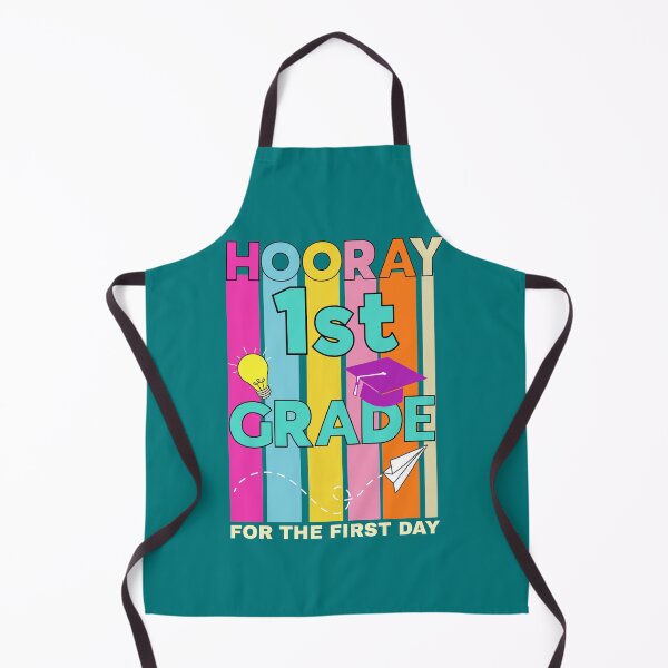 Item preview, hooray 1st grade for the first day back to school designed and sold by champagnemoment.