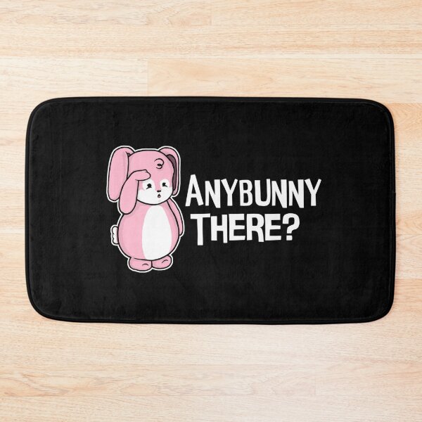 Item preview, Anybunny There? (Pink x Black) designed and sold by the-krisney-way.