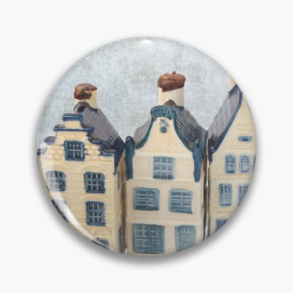 Item preview, Row of five delft blue houses  designed and sold by Photopat.