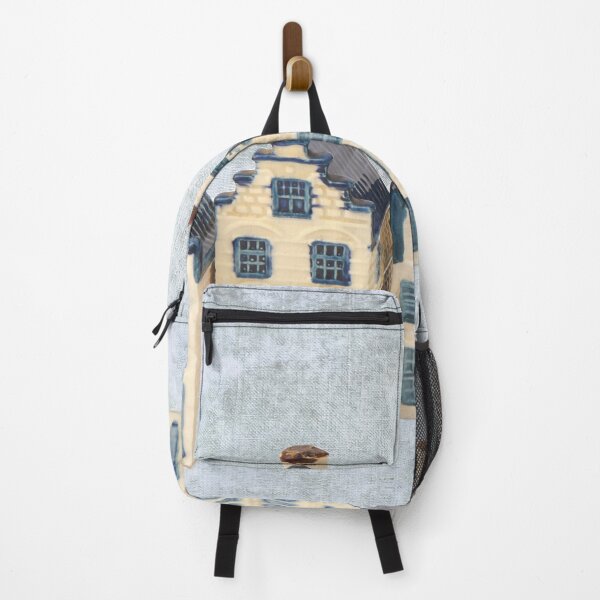 Item preview, Row of five delft blue houses  designed and sold by Photopat.