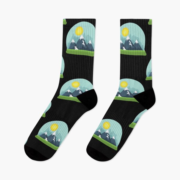 Item preview, Mountains with sunrise and blue sky designed and sold by Strale25kv.