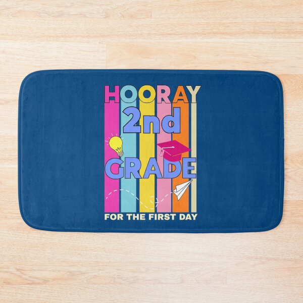 Item preview, hooray 2nd grade for the first day back to school  designed and sold by champagnemoment.