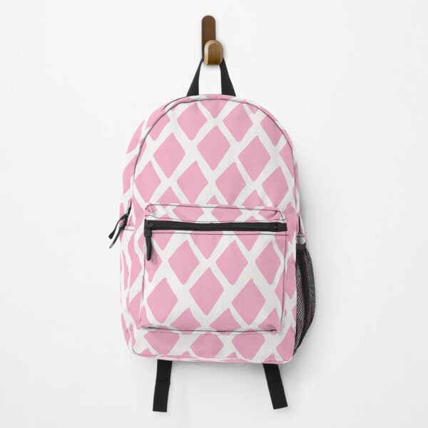 Item preview, Pink and white diamond geometric shapes designed and sold by Sarah Zan.