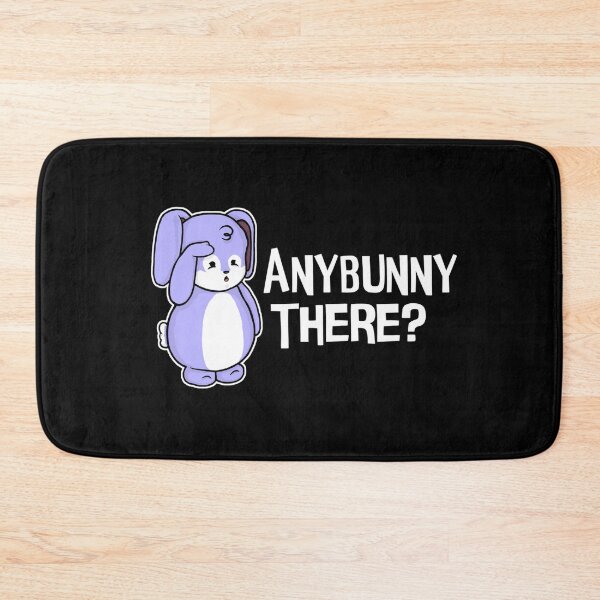 Item preview, Anybunny There? (Blue x Black) designed and sold by the-krisney-way.