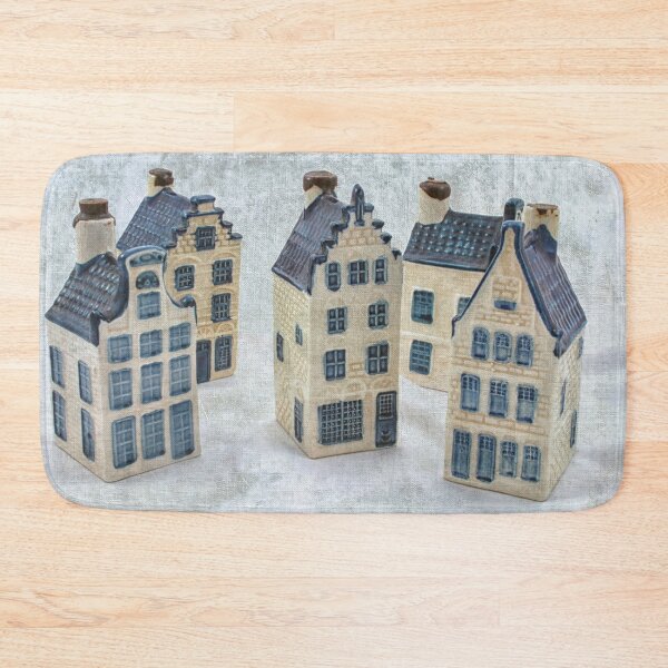 Item preview, Scattered delft  blue houses designed and sold by Photopat.