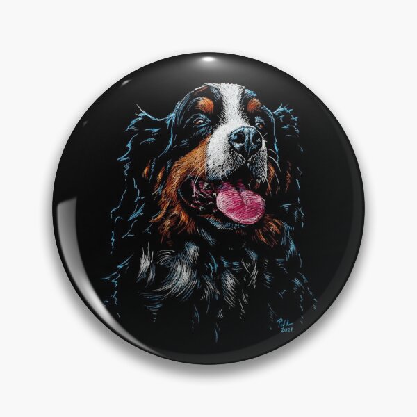 Item preview, Bernese Mountain DogDrawing - "Your New Best Friend" designed and sold by ArtByPMW.