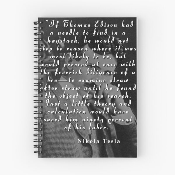 Item preview, Nikola Tesla quote designed and sold by Brad Chambers.
