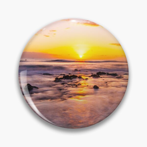 Item preview, Las America Beach sunset with surfers like shadows.. designed and sold by ZenZoom.