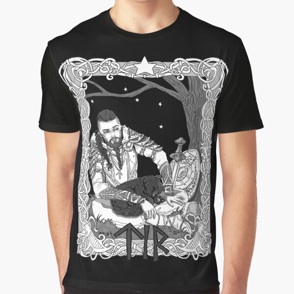 Item preview, Tyr, God of Justice, Guidance, and Right Action designed and sold by WolfTheRed.