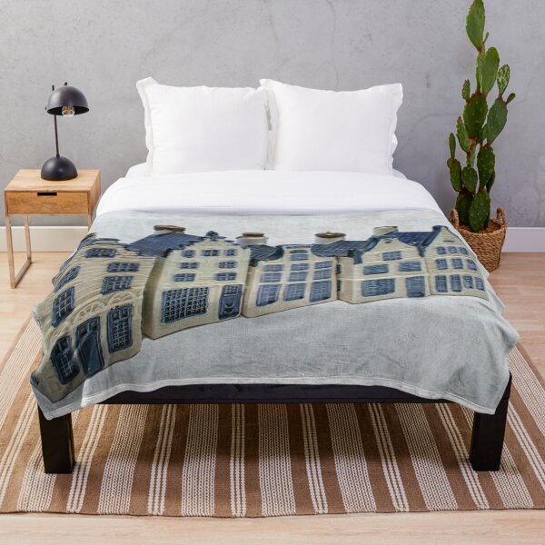 Item preview, Cinco casas azules de Delft seguidas designed and sold by Photopat.