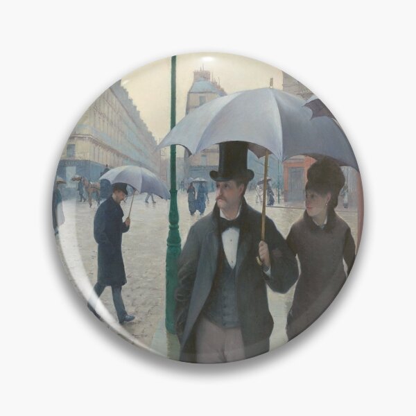 Item preview, Gustave Caillebotte Painting - Rue de Paris, temps de pluie, paris designed and sold by Coffeesnow.