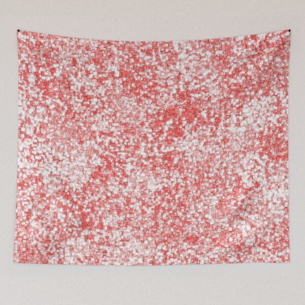 Item preview, Aritificial Red White Blocks designed and sold by hendrikjan1958.