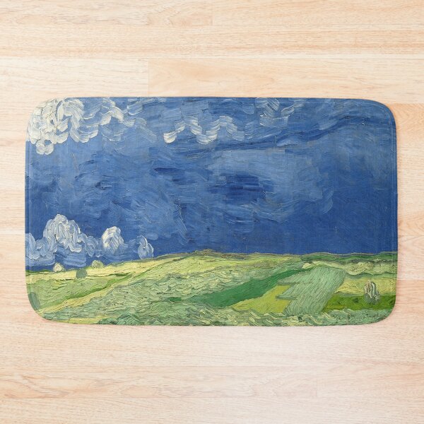 Item preview, Vincent van Gogh_-_Wheatfield under thunderclouds designed and sold by Coffeesnow.