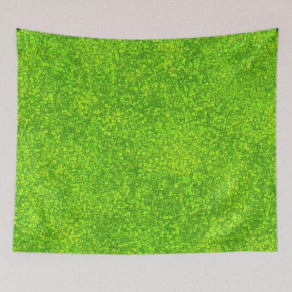 Item preview, Artificial Generated Green Blocks designed and sold by hendrikjan1958.