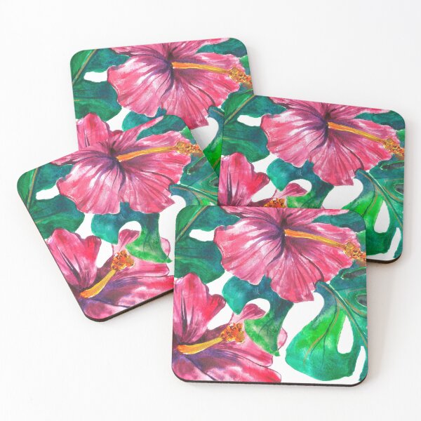 Item preview, Bright  Pink Hibiscus. Chinese Bloom. designed and sold by ZheltakovaIana.