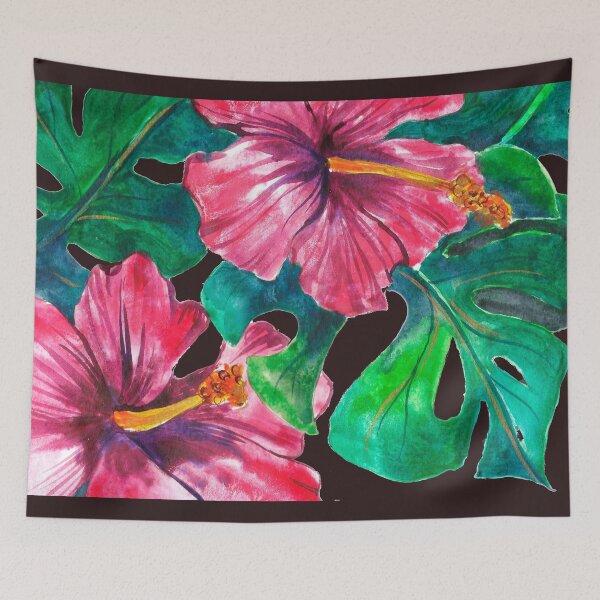 Item preview, Bright  Pink Hibiscus. Chinese Bloom. designed and sold by ZheltakovaIana.